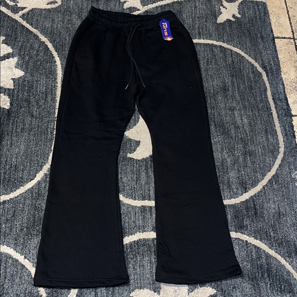 Black Sweatpants with Drawstring - Picture 1 of 12